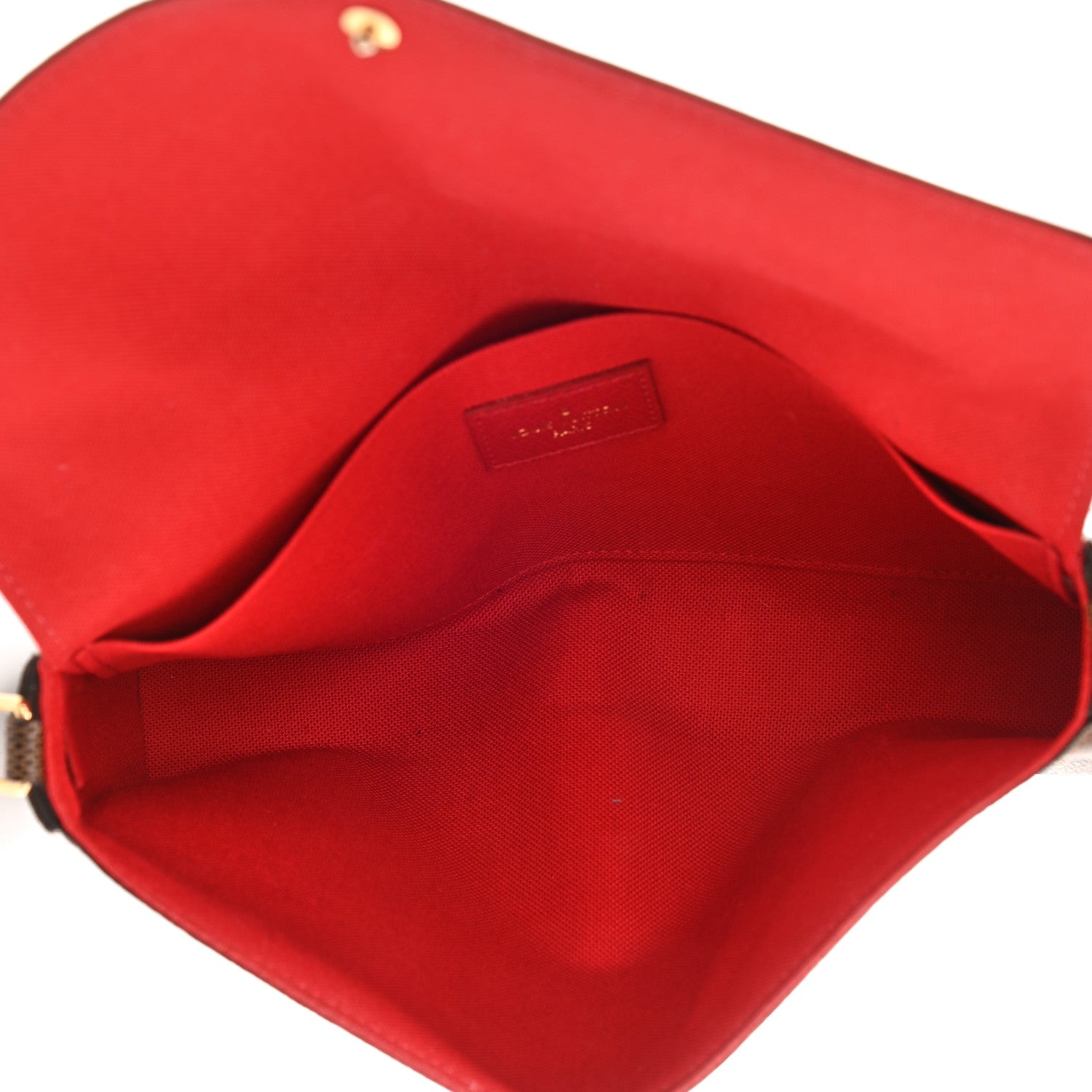 Louis Vuitton Damier Ebene Pochette Felicie Chain Wallet 6 of 12