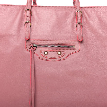 Balenciaga Veau Papier A4 Tote Rose Anglaise 10 of 13