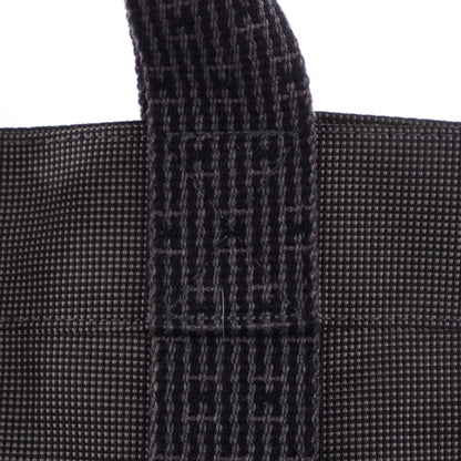 Hermes Canvas Herline MM Tote Grey 3 of 13