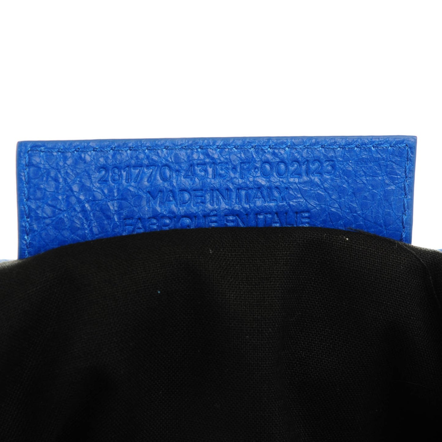 Agneau Giant 12 Silver Hardware City Bleu Lazuli