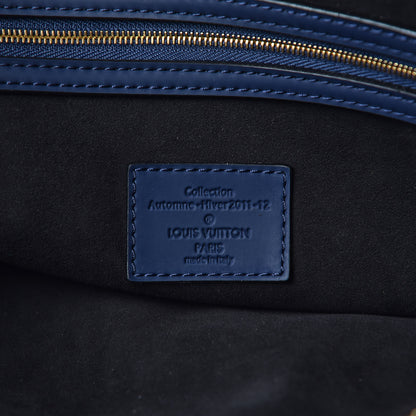 Louis Vuitton Monogram Addiction Vertical Lockit MM Blue 8 of 10