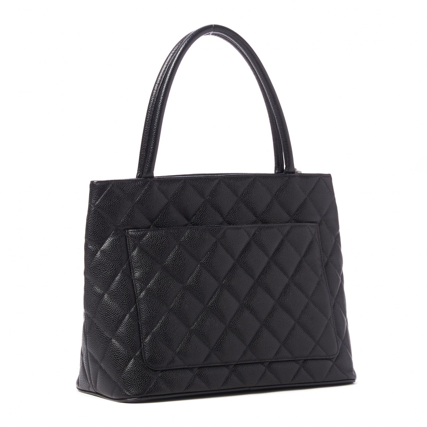 Chanel Caviar Quilted Medallion Tote Black 3 of 10