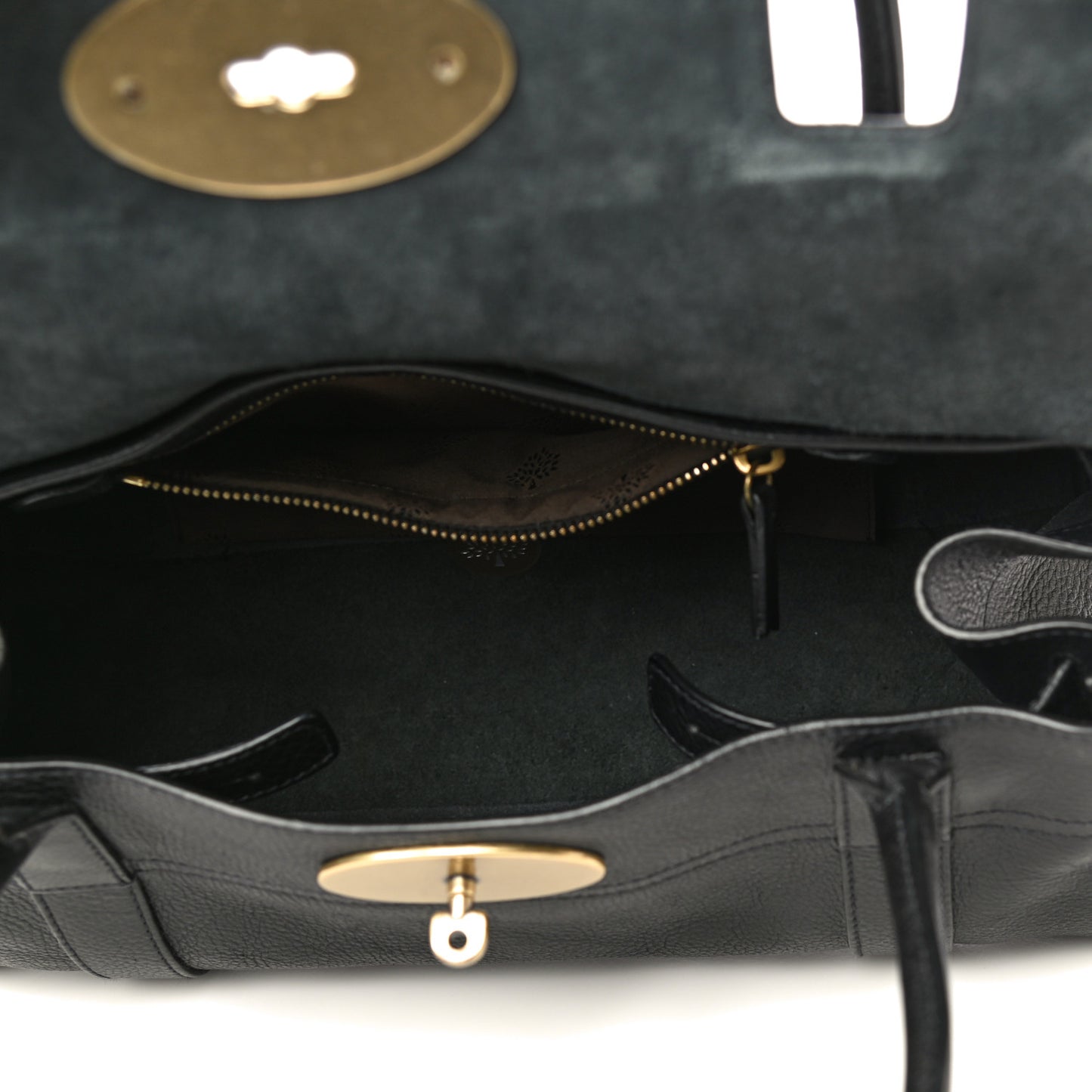 Natural Leather Small Bayswater Black
