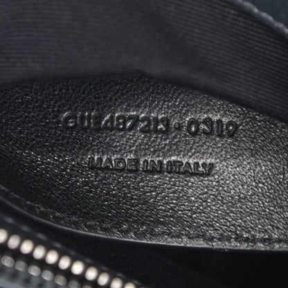 Saint Laurent Sheepskin Matelasse Chevron Monogram Medium College Bag Dark Smog 7 of 9