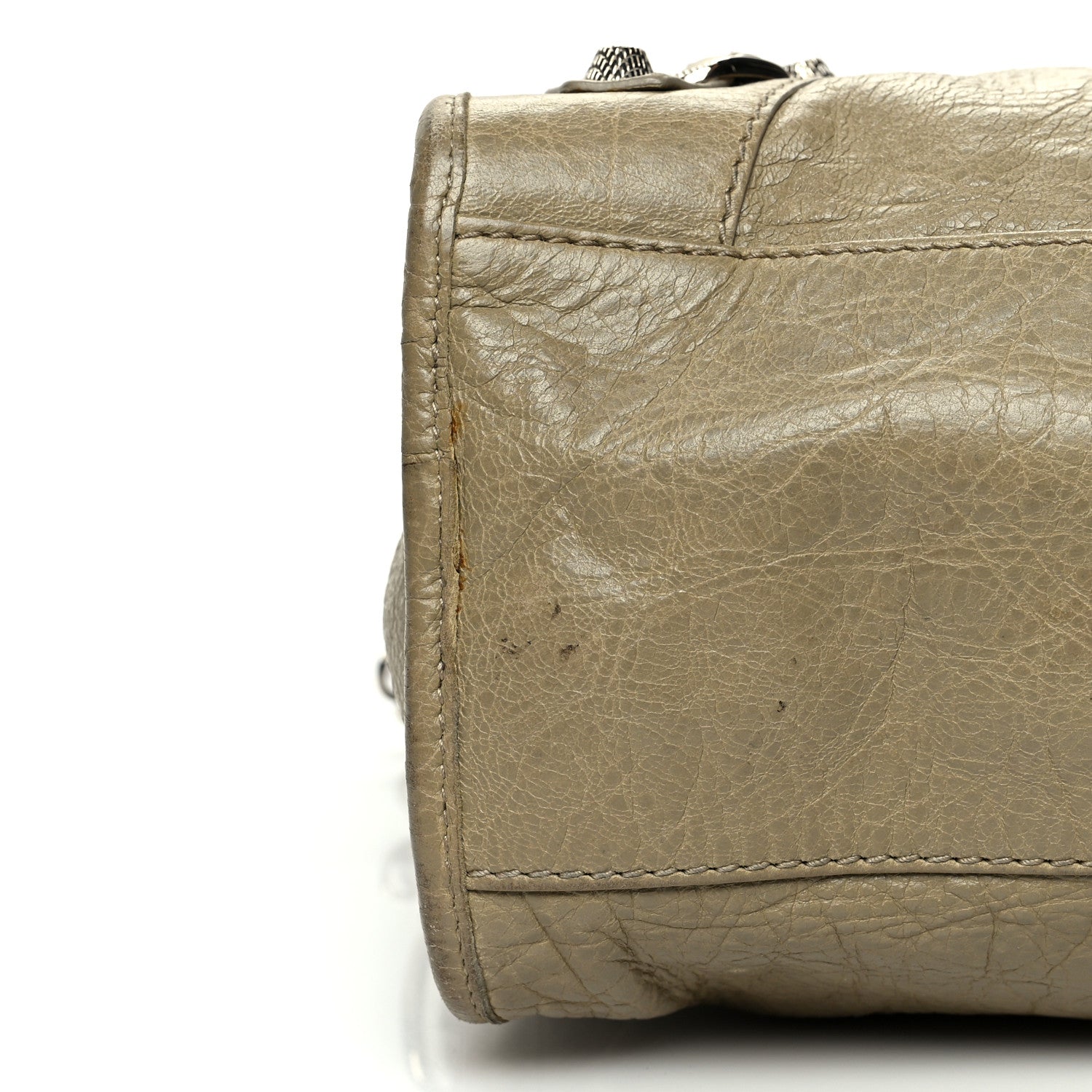 Balenciaga Agneau Giant 12 Silver Hardware City Latte Beige 9 of 14