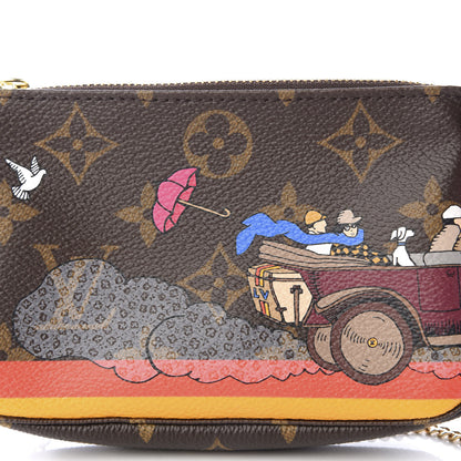 Louis Vuitton Monogram 2015 Christmas Animation Mini Pochette Accessories 7 of 8