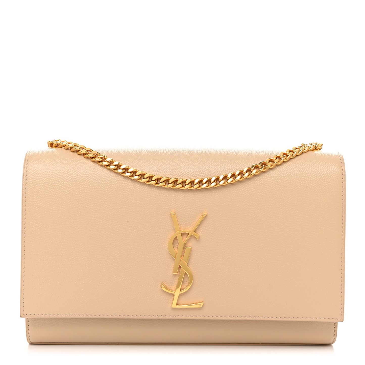 Grain De Poudre Medium Monogram Kate Satchel Dark Beige