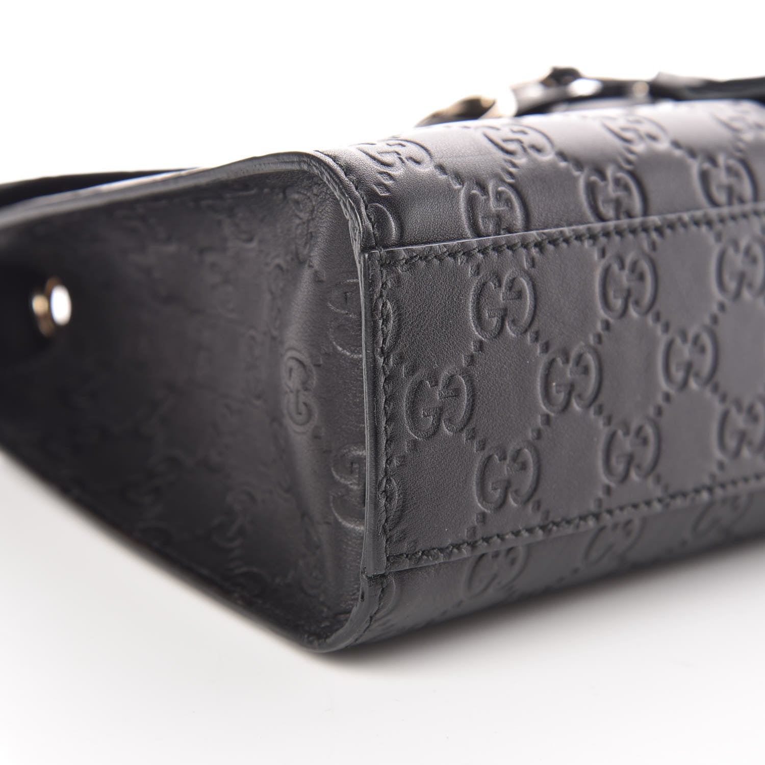 Gucci Guccissima Medium Emily Chain Shoulder Bag Black 5 of 12