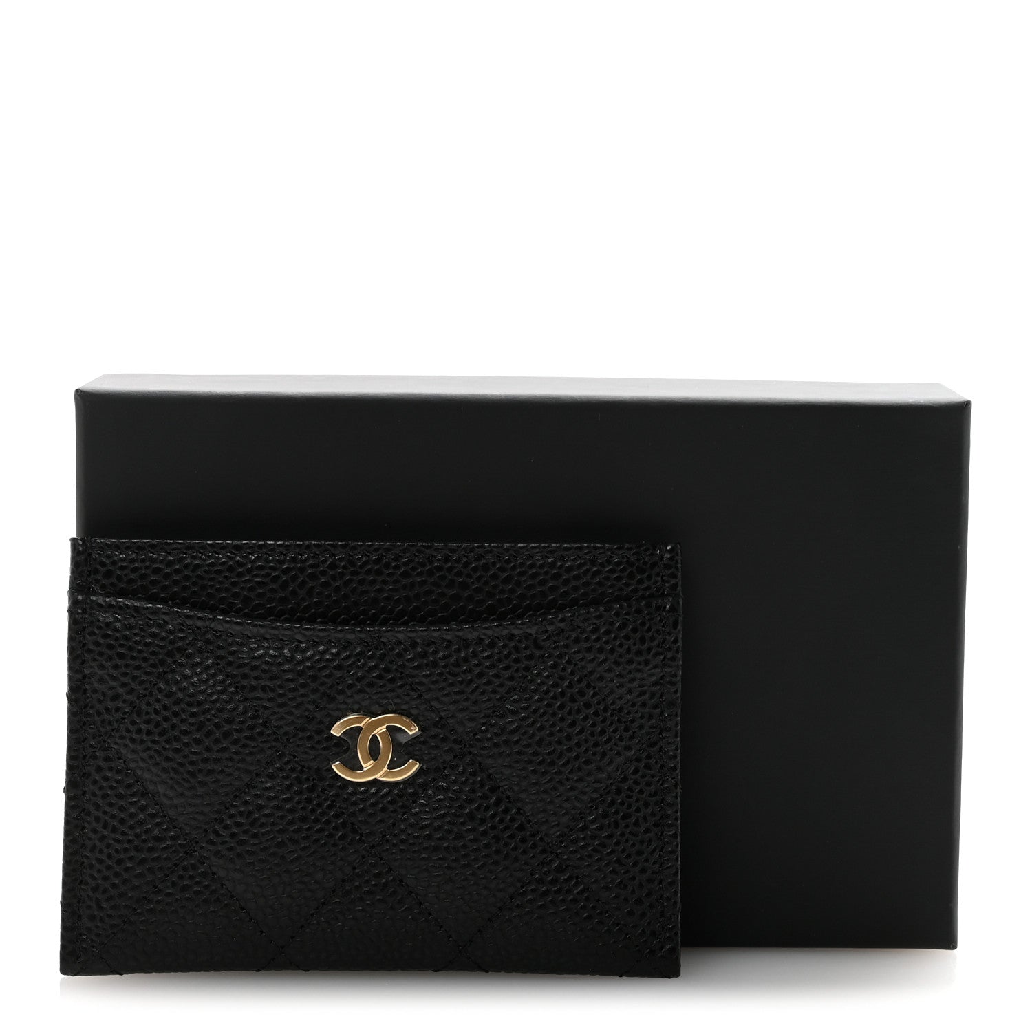 Chanel Caviar Quilted Card Holder Black 9 of 9