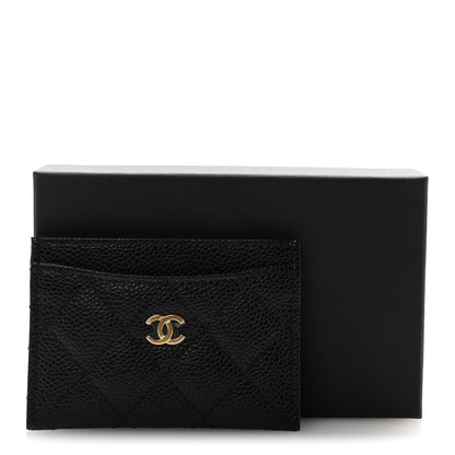 Chanel Caviar Quilted Card Holder Black 9 of 9