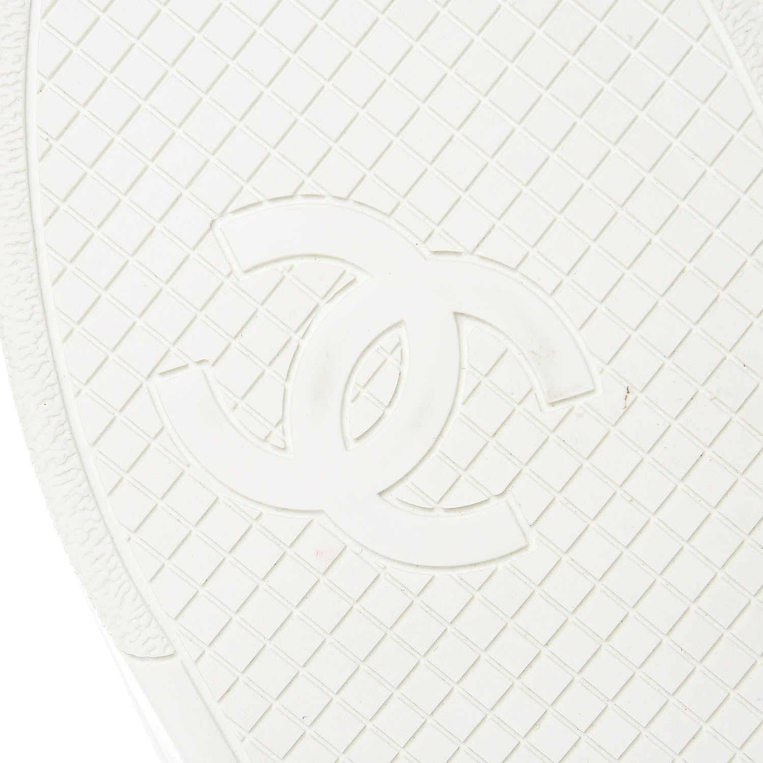 Chanel Calfskin CC Sneakers 37 White 6 of 10