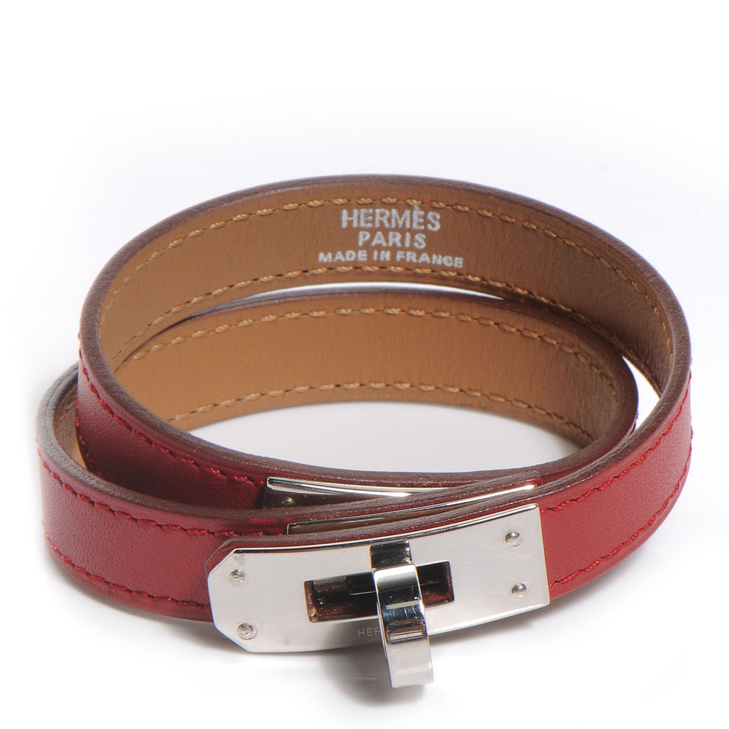 Chamonix Kelly Double Tour Bracelet S Rouge Garance