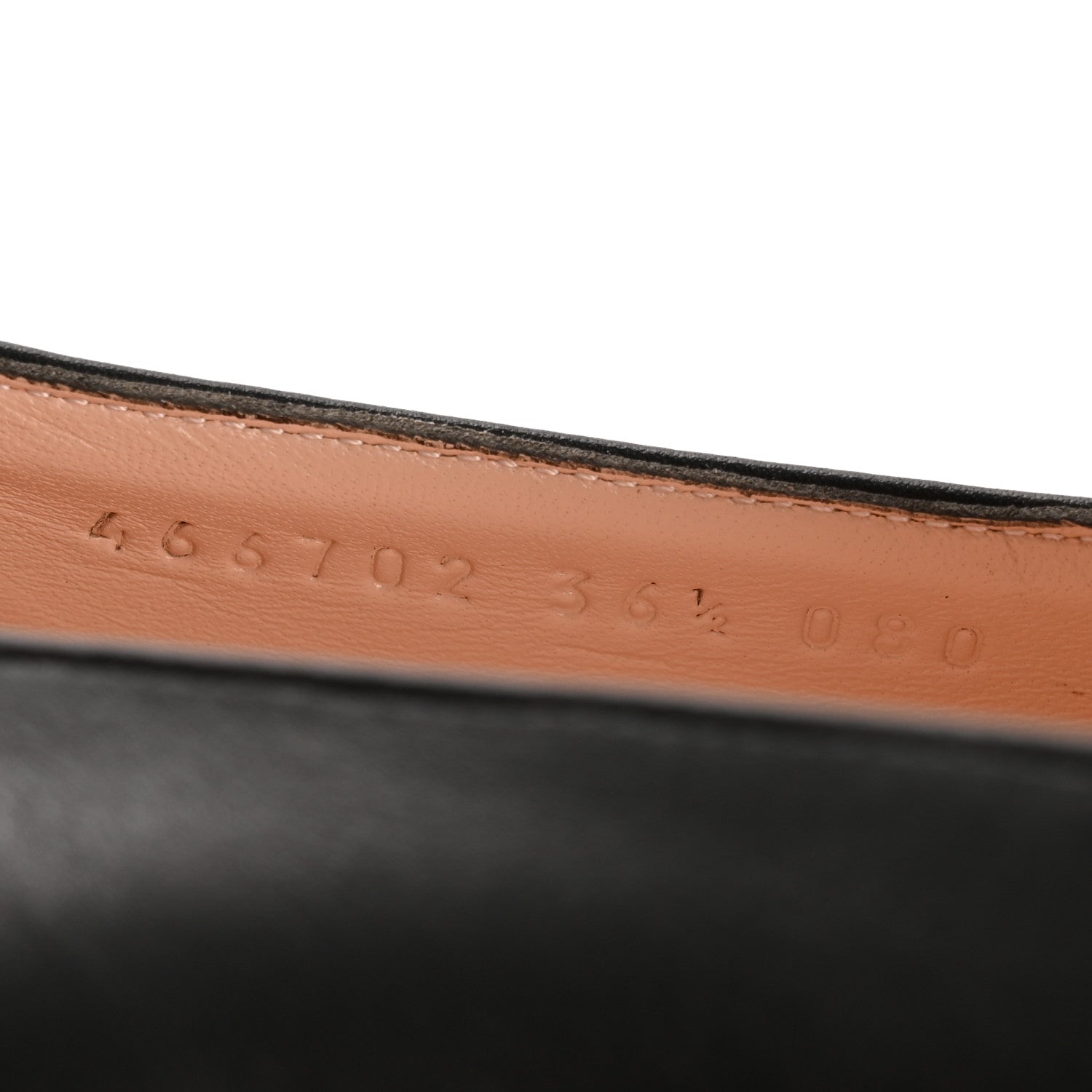 Gucci Calfskin Womens Horsebit Loafers 36.5 Black 9 of 11
