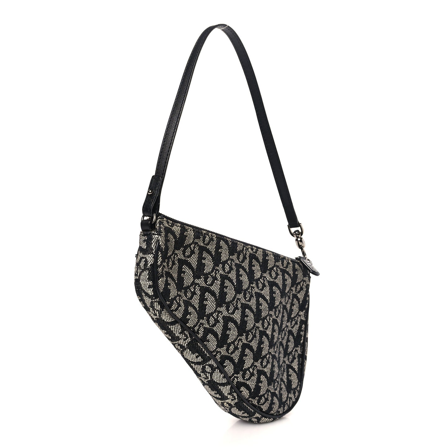 Monogram Mini Saddle Pochette Black