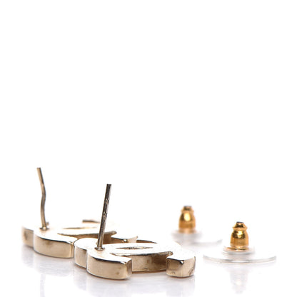 Chanel Iridescent Resin CC Earrings Pink 3 of 6