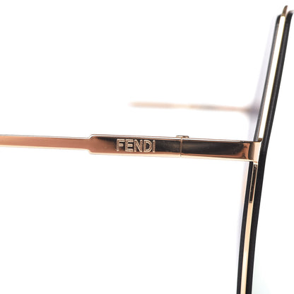 Fendi Metal Mirrored Eyeline Sunglasses FF 0193/S Matte Gold 5 of 9