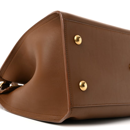 Saint Laurent Calfskin Small Classic Y Cabas Cognac 25 of 34