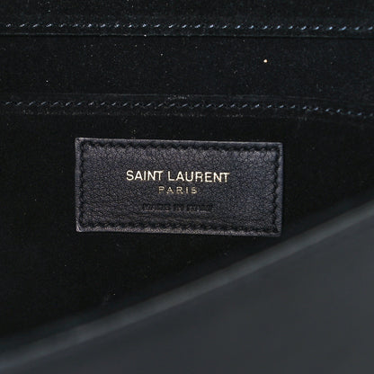 Saint Laurent Calfskin Classic Y Ligne Clutch Black 6 of 11