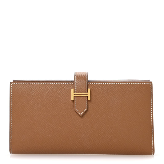 Epsom Bearn Gusset Wallet Gold