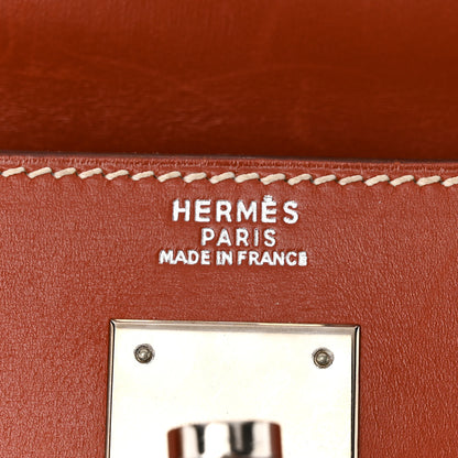 Hermes Box Kelly Sellier 32 Brique 6 of 13