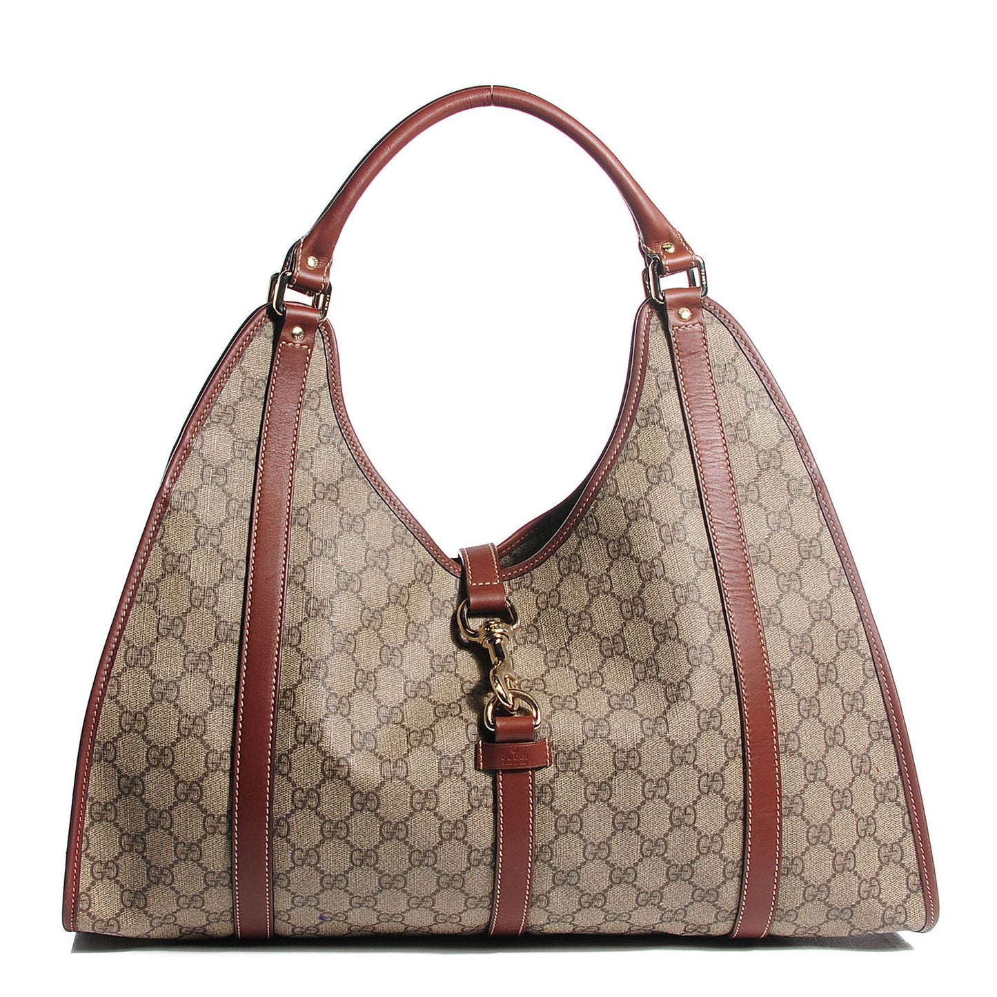 GG Plus Monogram Large Joy Shoulder Bag Brown