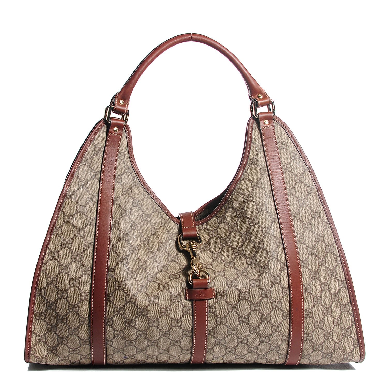 Gucci GG Plus Monogram Large Joy Shoulder Bag Brown 1 of 9