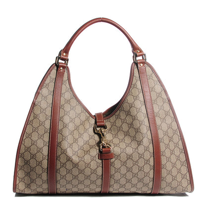 Gucci GG Plus Monogram Large Joy Shoulder Bag Brown 1 of 9