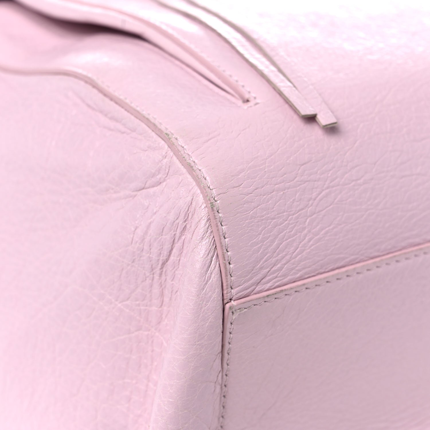 Balenciaga Agneau Classic Hardware Zip Traveler Backpack Rose Poudre Rose Petunia 8 of 17