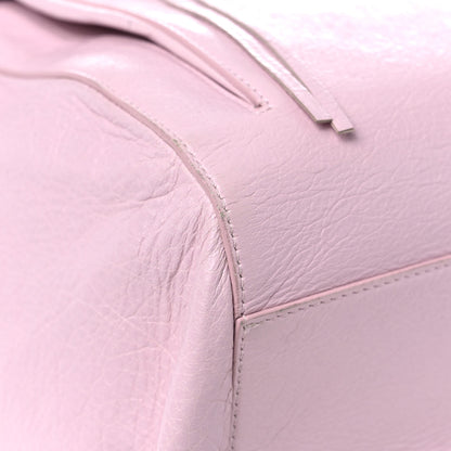 Balenciaga Agneau Classic Hardware Zip Traveler Backpack Rose Poudre Rose Petunia 8 of 17