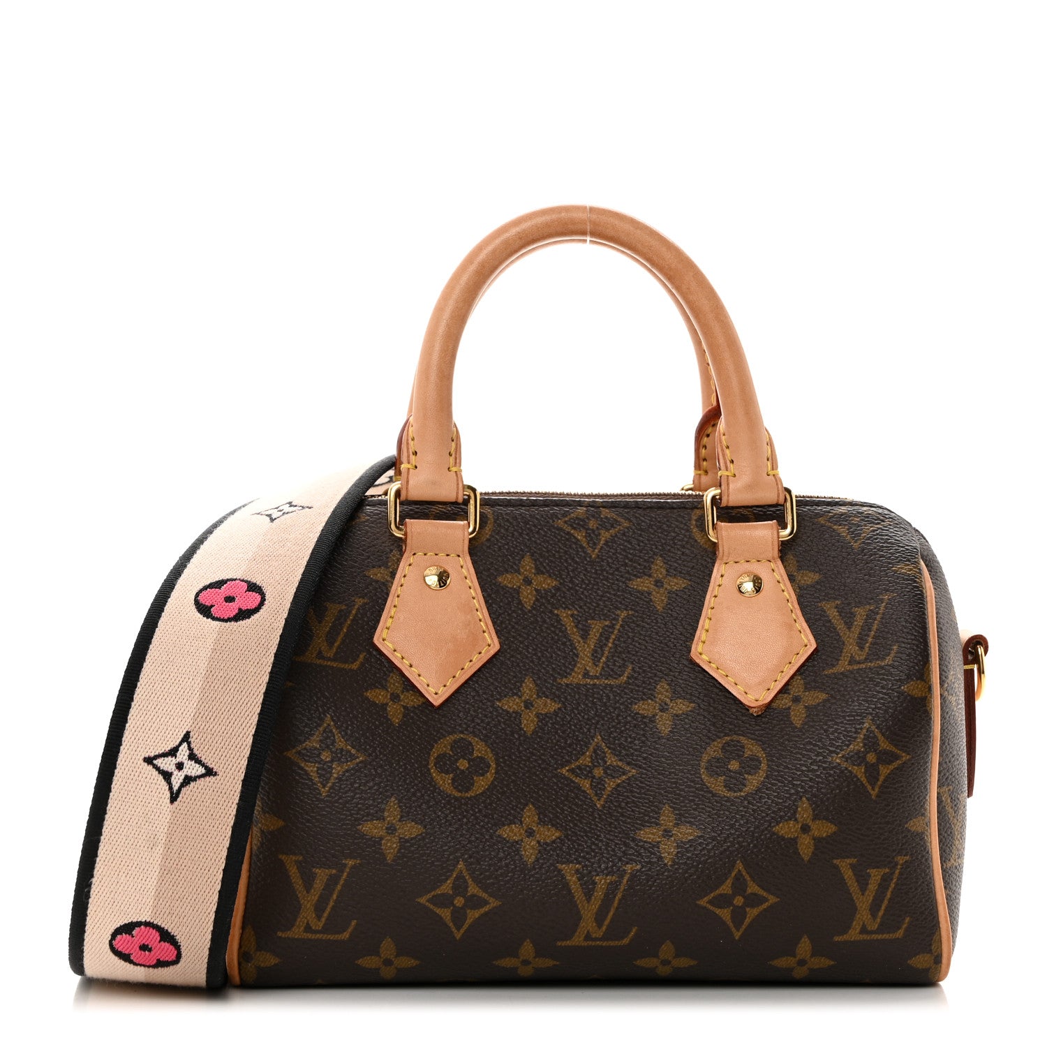 Louis Vuitton Monogram Speedy Bandouliere 20 Black 1 of 9