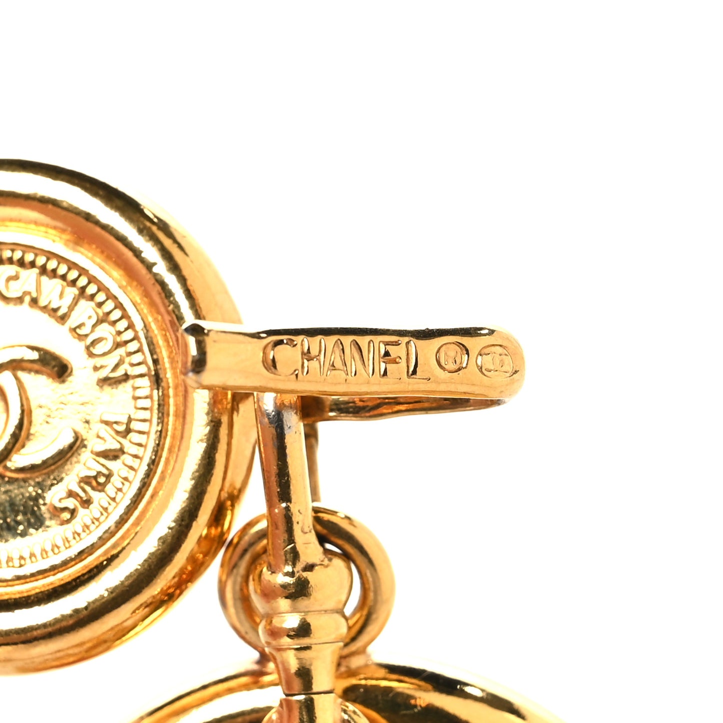 CC Medallion Chain Belt Gold