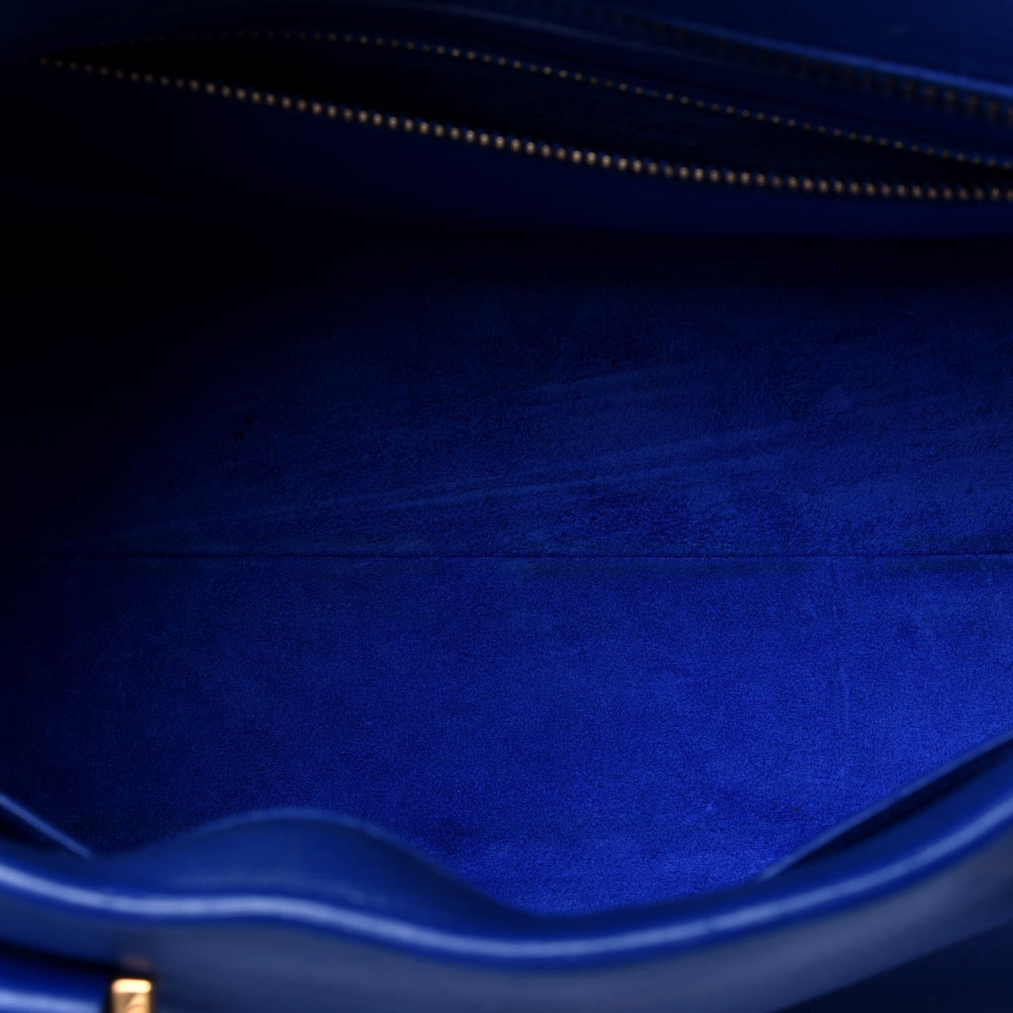 Smooth Calfskin Small Monogram Cabas Blue Majorelle