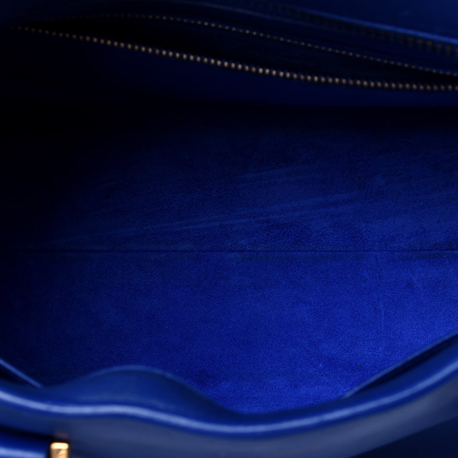 Saint Laurent Smooth Calfskin Small Monogram Cabas Blue Majorelle 6 of 30