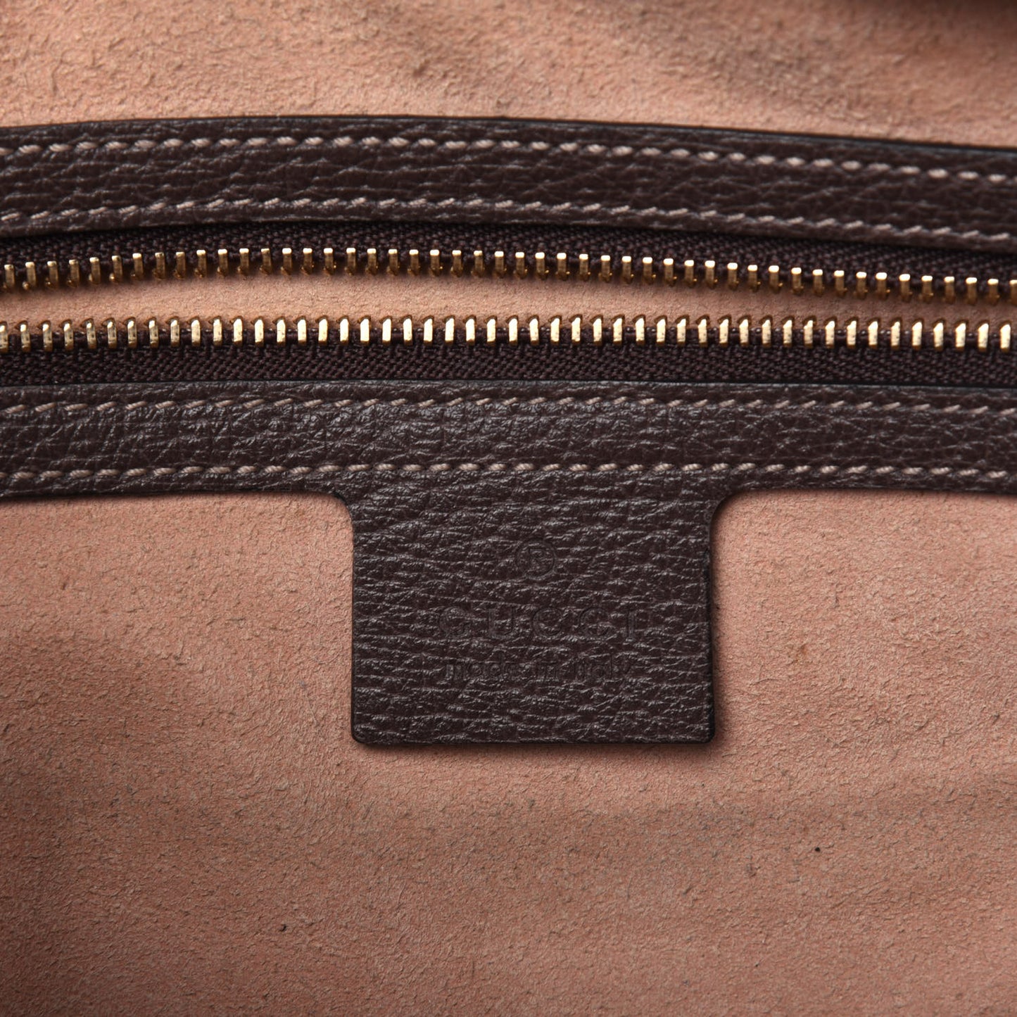 GG Supreme Monogram Web Small Ophidia Shoulder Bag Brown