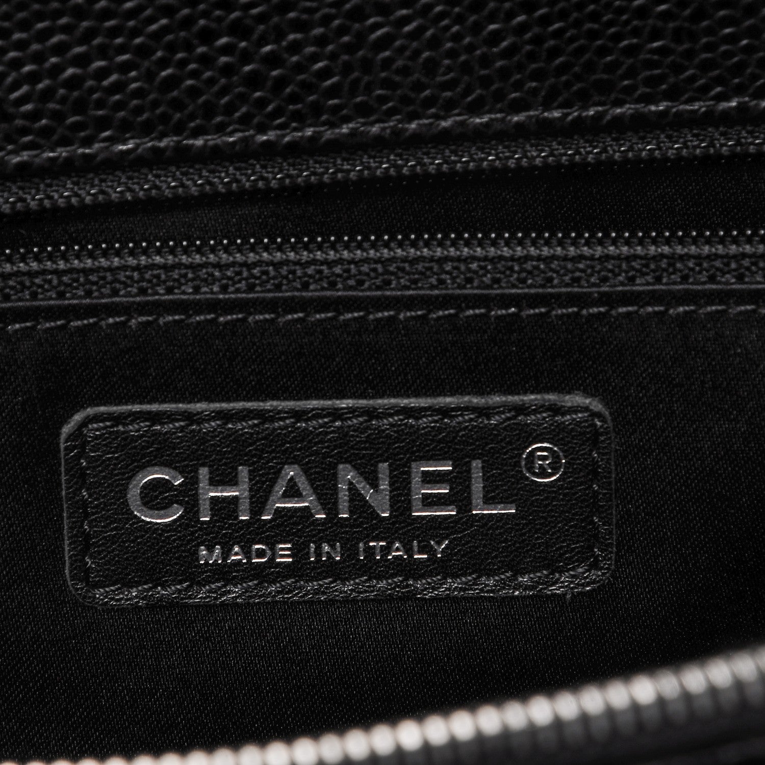 Chanel Caviar Quilted Grand Shopping Tote GST Black 6 of 8