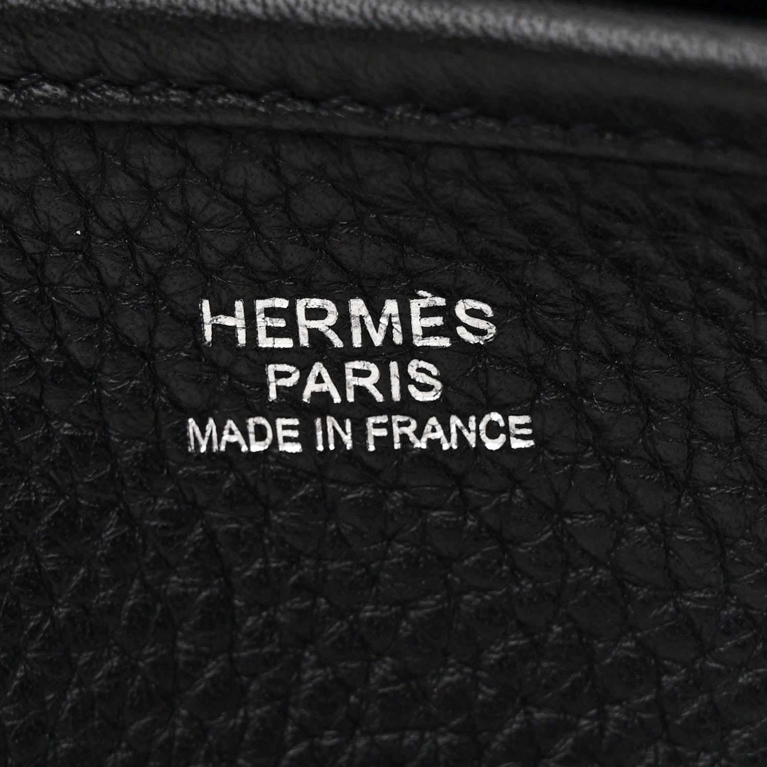 Hermes Taurillon Clemence Evelyne III GM Black 6 of 11