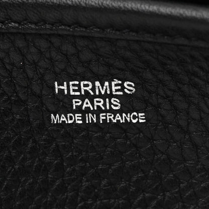 Hermes Taurillon Clemence Evelyne III GM Black 6 of 11