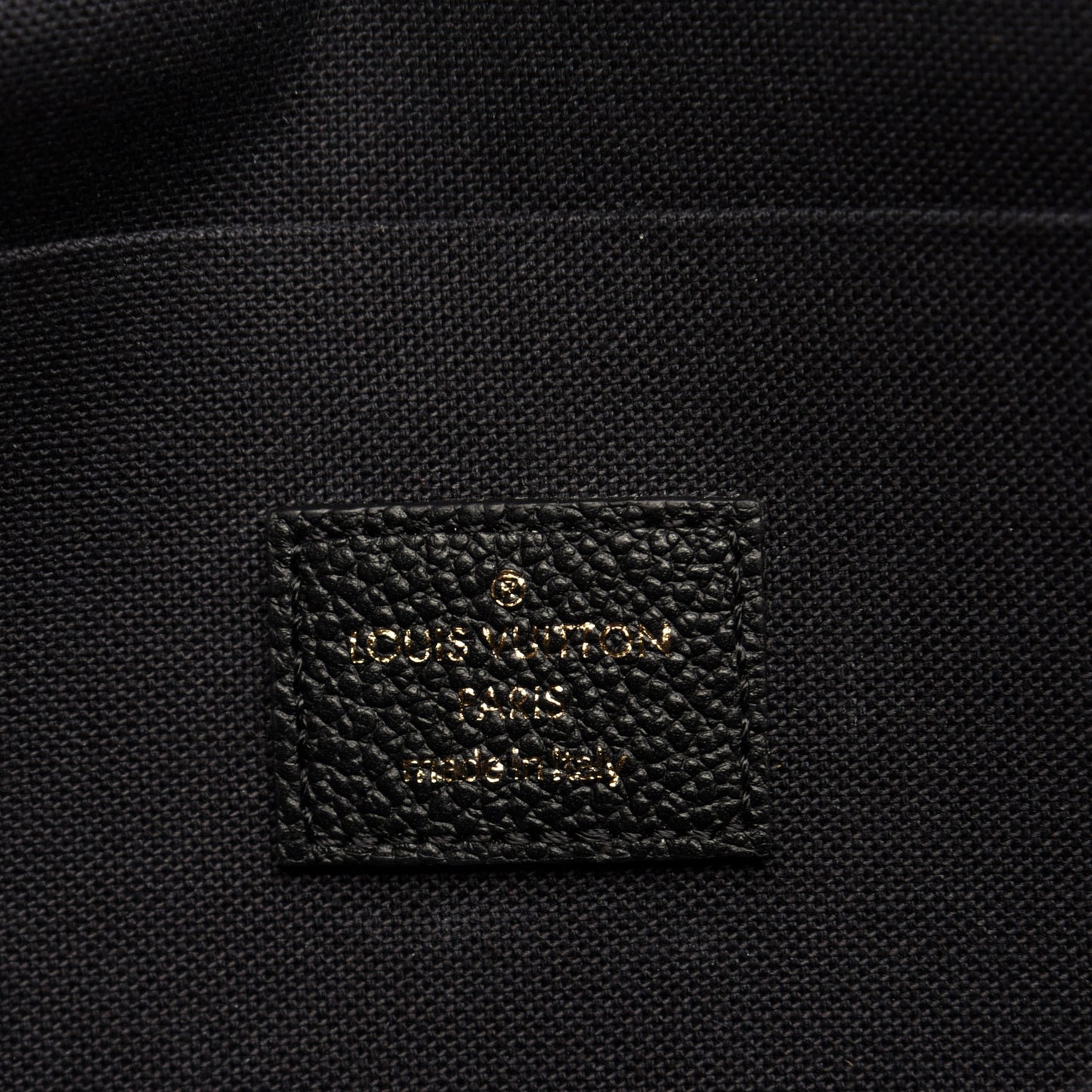 Empreinte Monogram Giant Crafty Pochette Felicie Black Creme