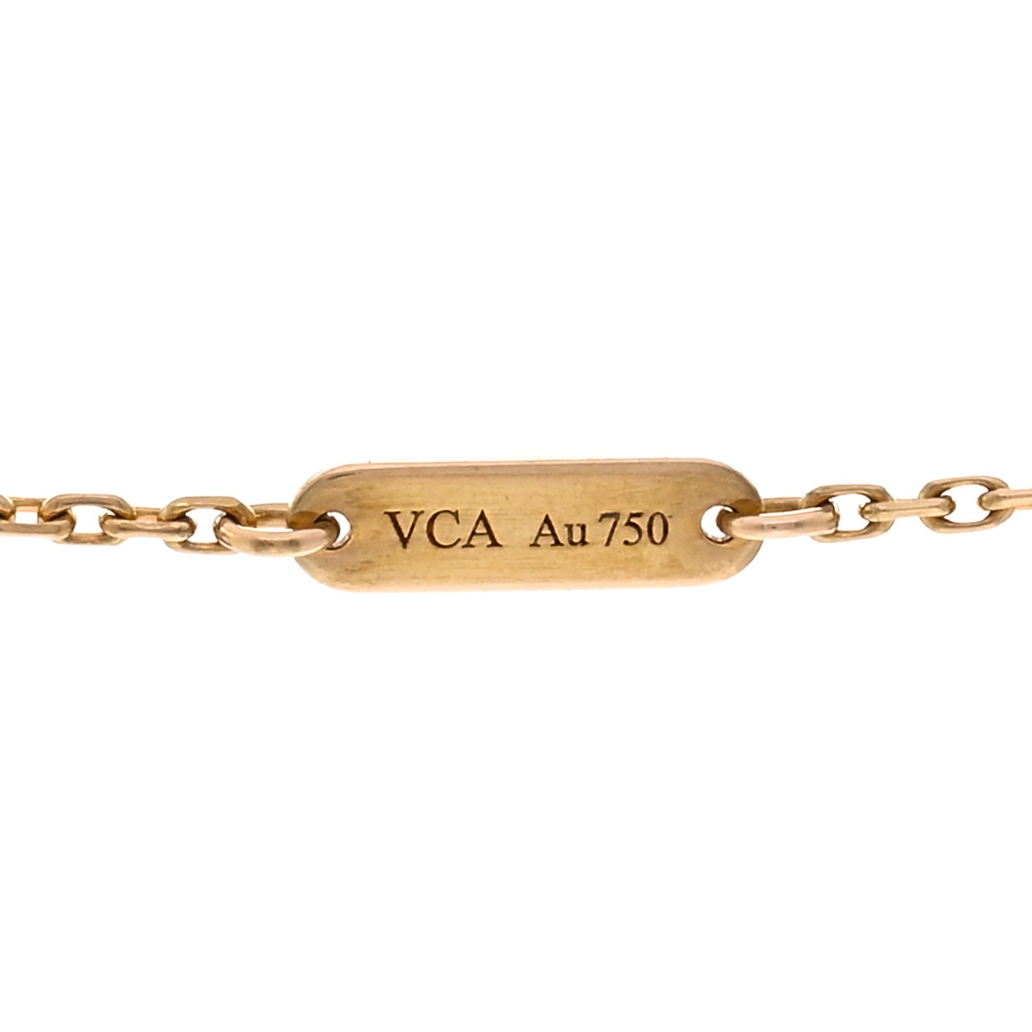 18K Rose Gold Carnelian Sweet Alhambra Pendant Necklace