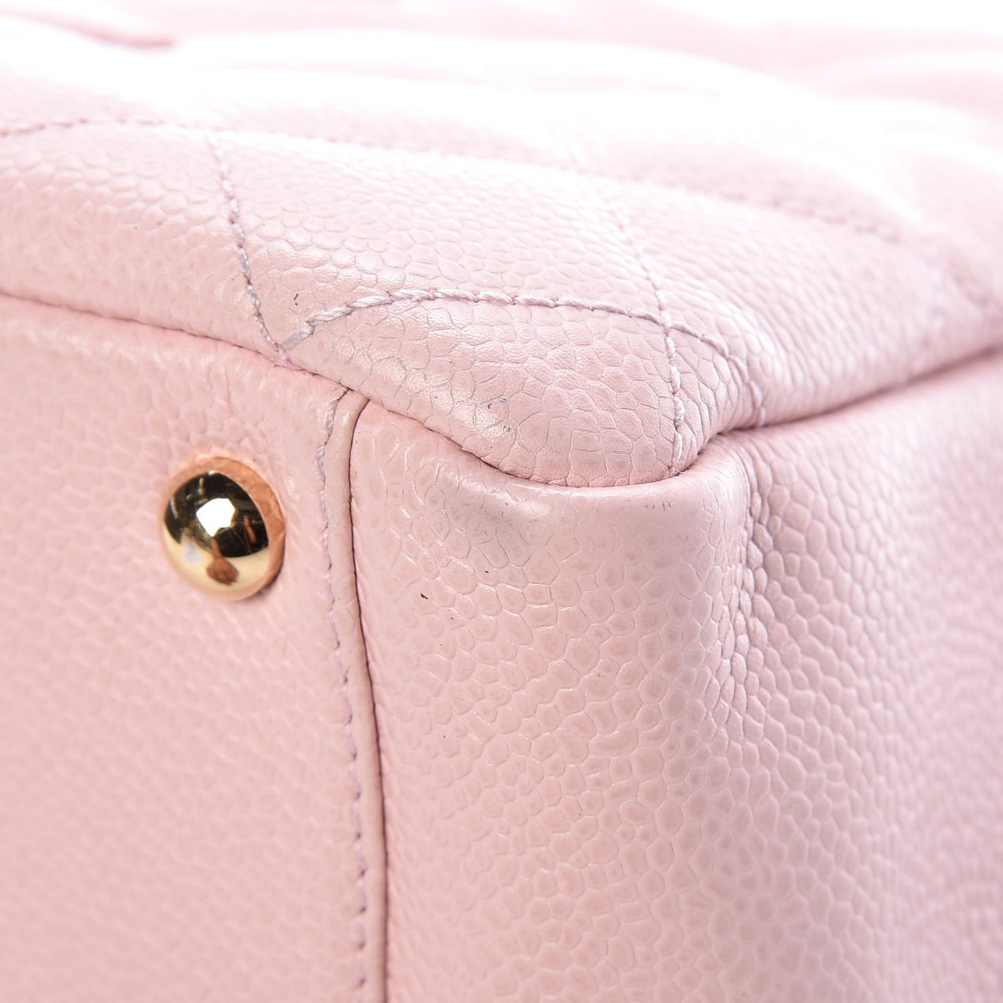 Caviar Quilted Petit Timeless Shopping Tote PTT Pink