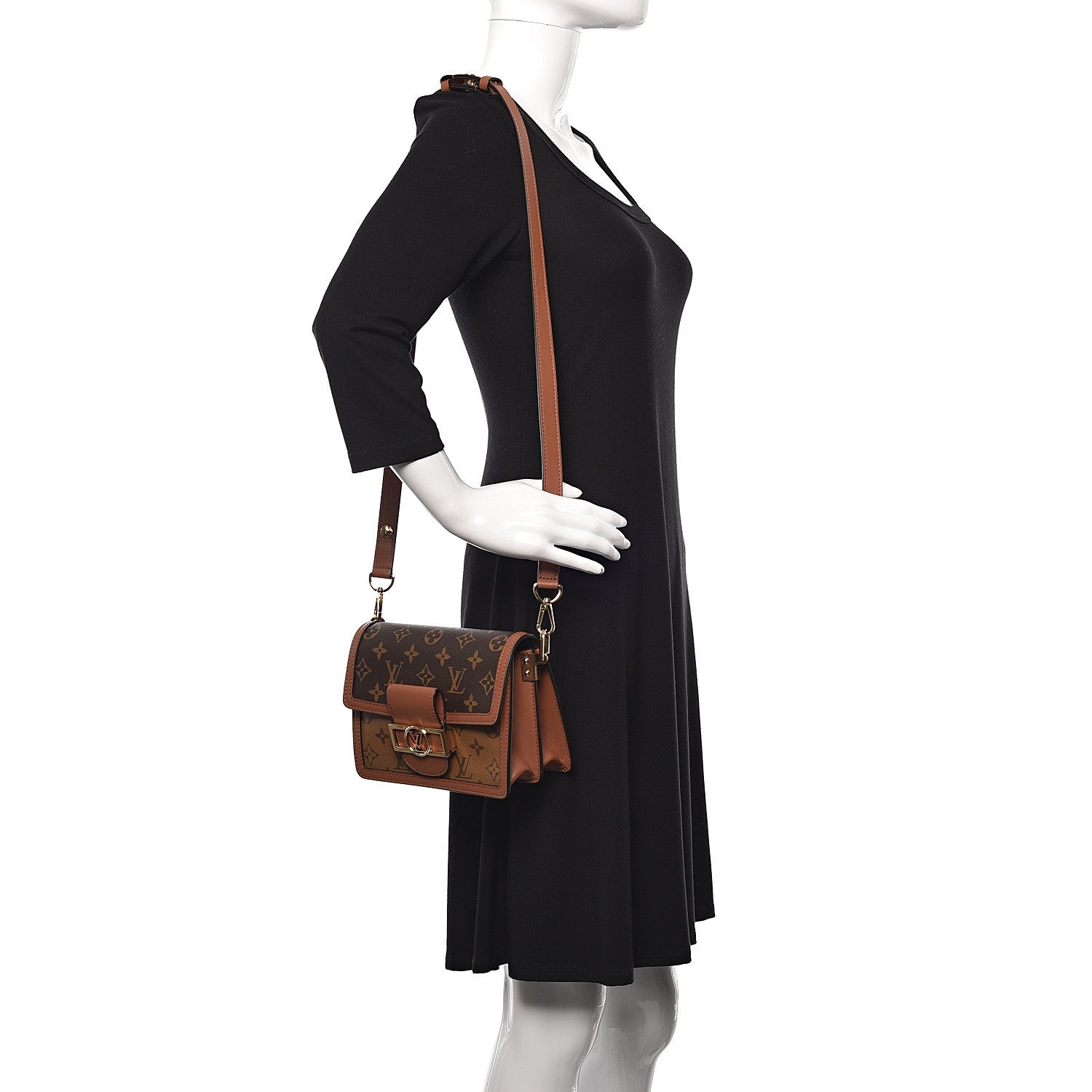 Louis Vuitton Reverse Monogram Dauphine Mini 2 of 10