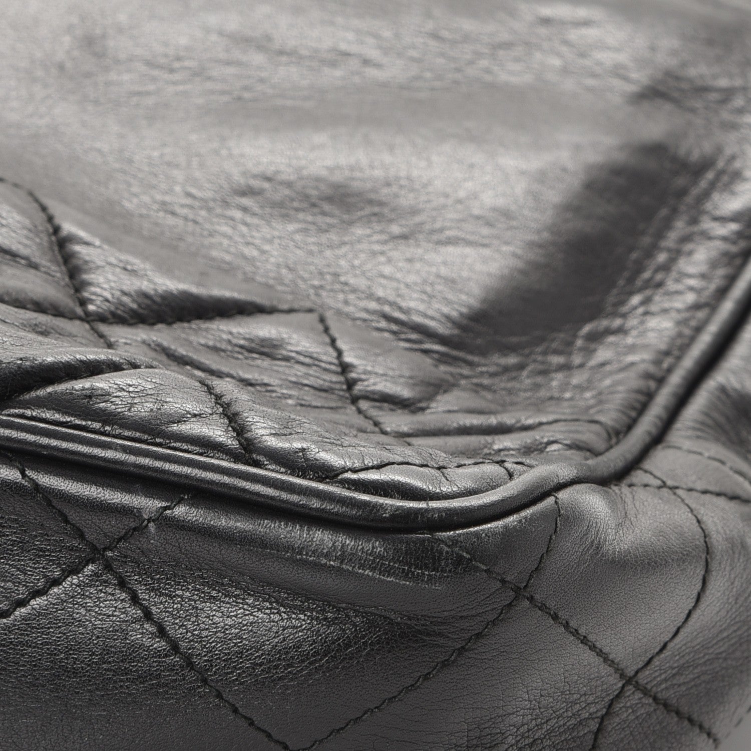 Chanel Lambskin Quilted Shoulder Bag Black 11 of 14