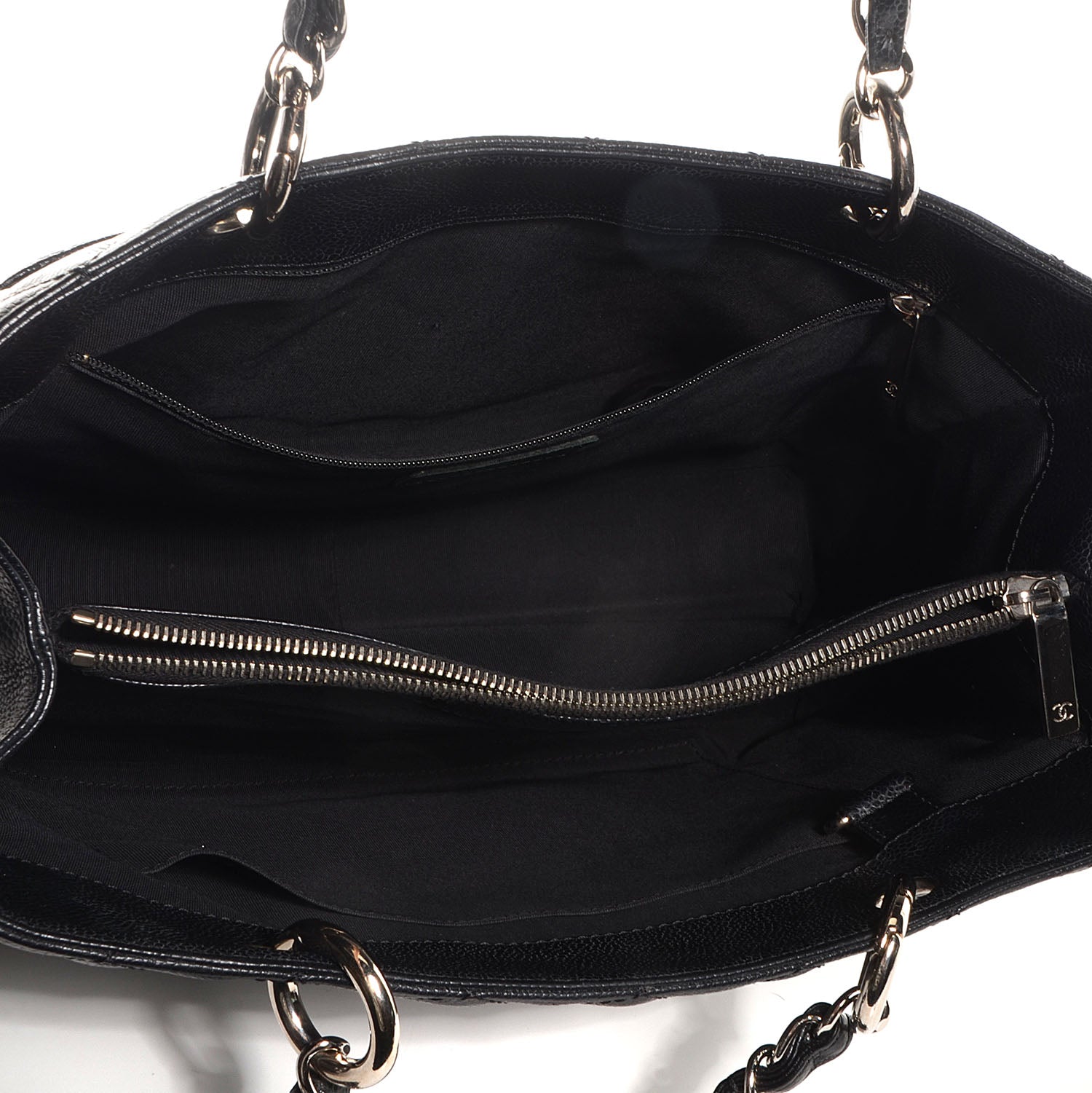 Chanel Caviar Grand Shopping Tote GST Black 5 of 7