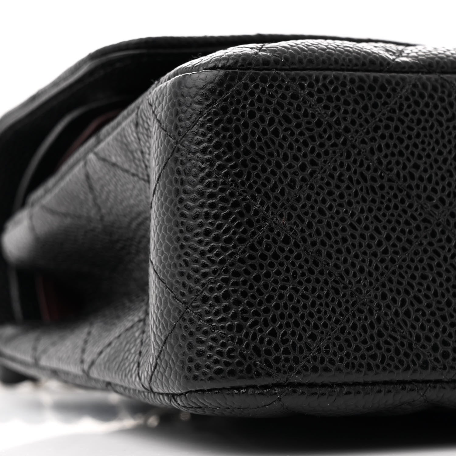 Chanel Caviar Quilted Medium Double Flap Black 9 of 11