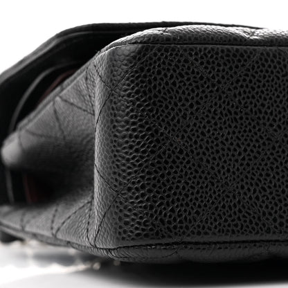 Chanel Caviar Quilted Medium Double Flap Black 9 of 11