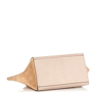 Celine Smooth Calfskin Suede Medium Trapeze Dune 4 of 12