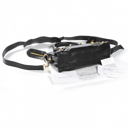 Balenciaga Agneau Giant 12 Gold Hardware Mini City Black 4 of 7