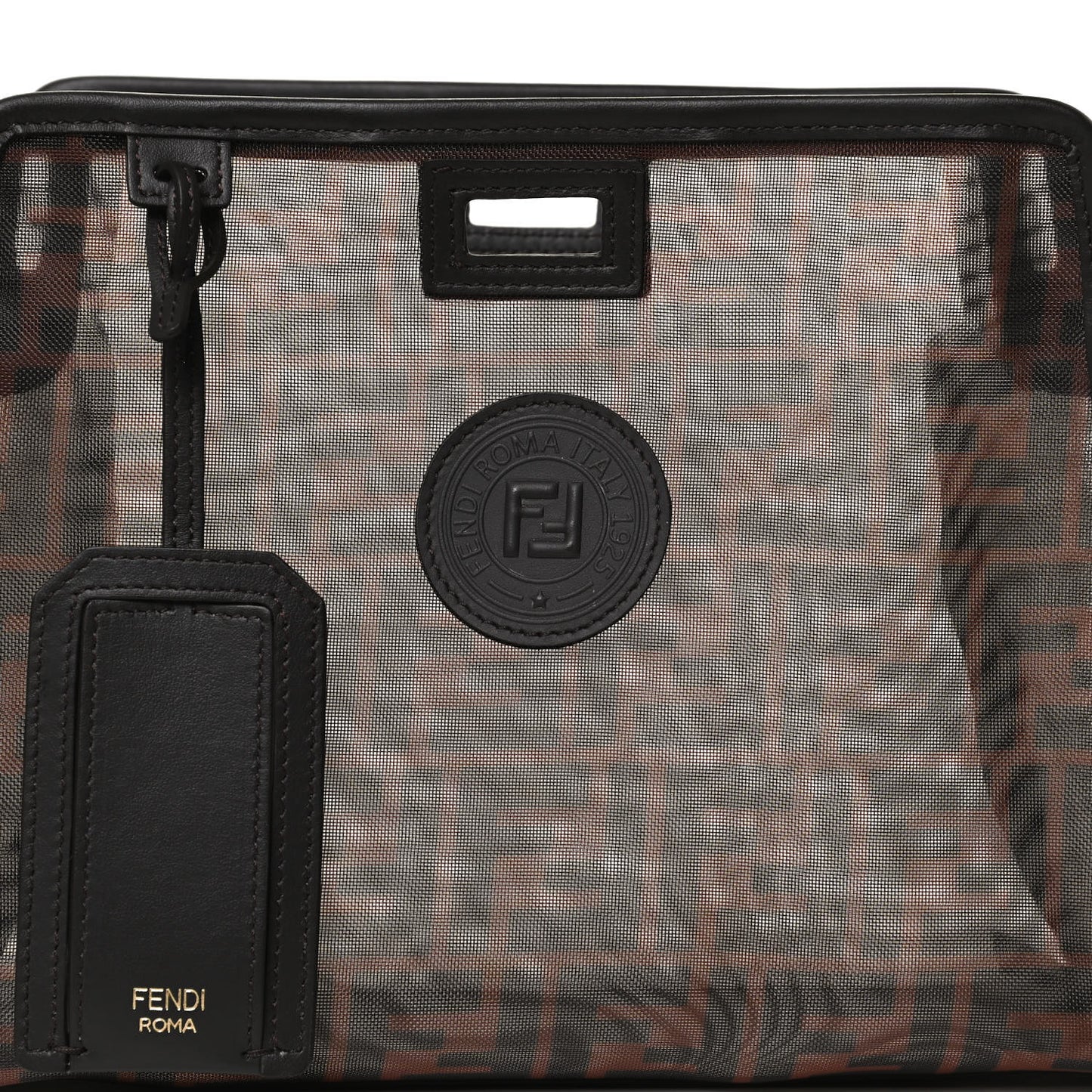 Mesh Vitello Century FF 1974 Mini Peekaboo Defender Cover Marrone Black Ebano