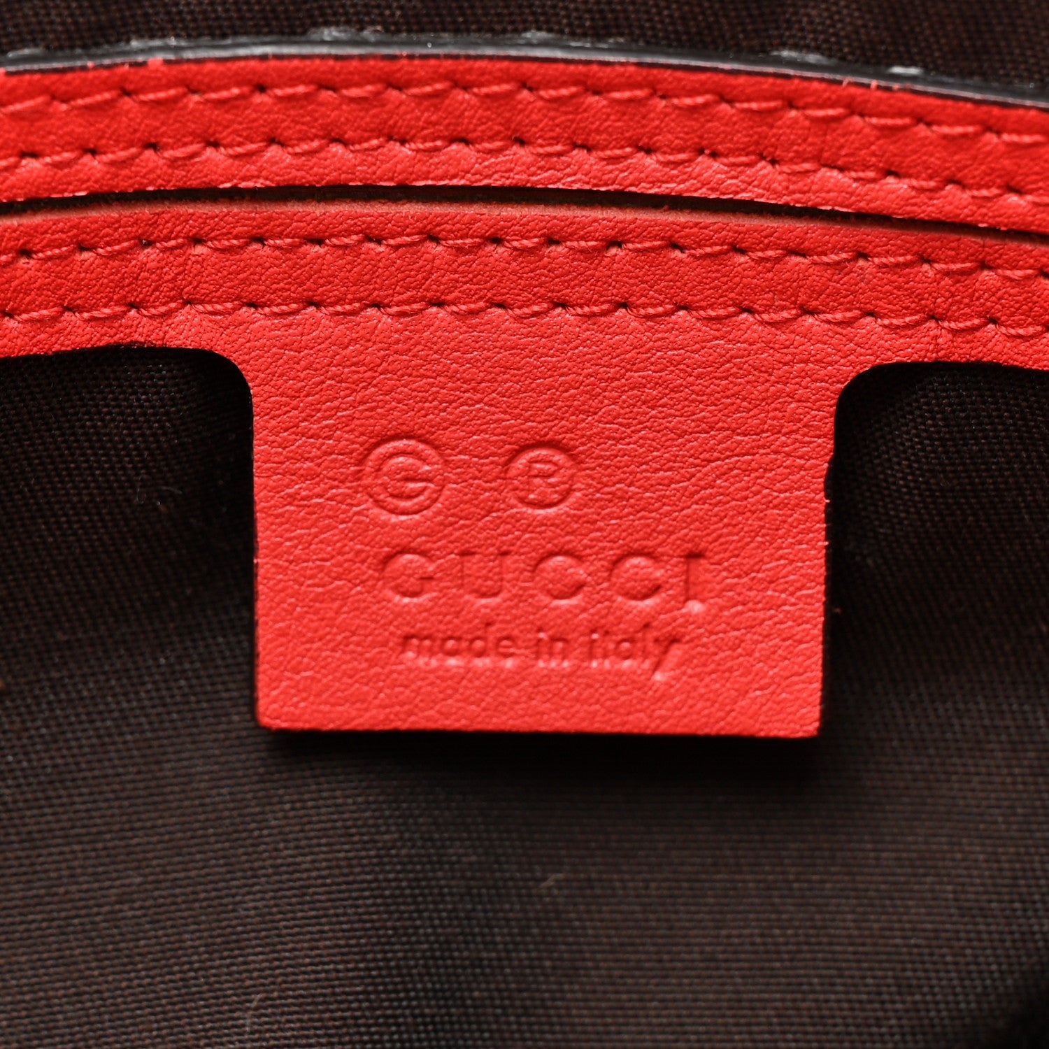 Gucci Guccissima Vitello Tender Medium Joy Boston Sporting Red 6 of 11