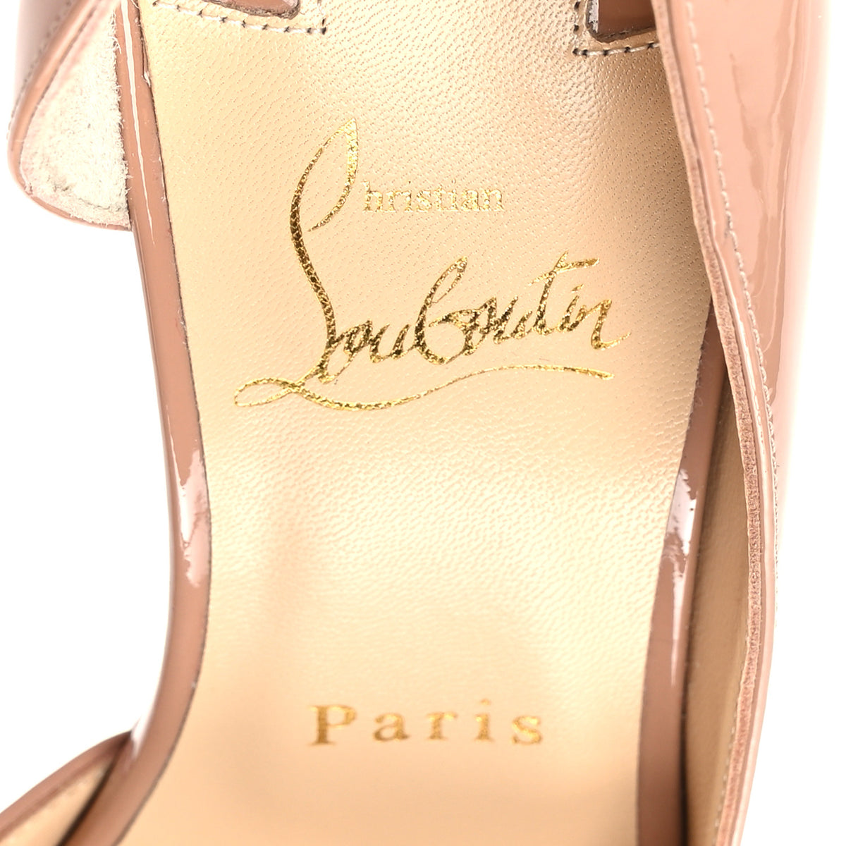 Christian Louboutin Nappa Iriza 100 Pumps 39.5 Nude 7 of 10